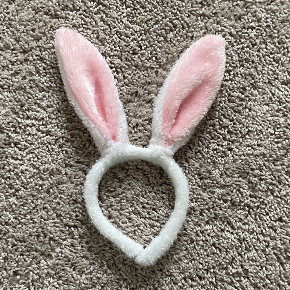 Fluffy Bunny Ear Headband